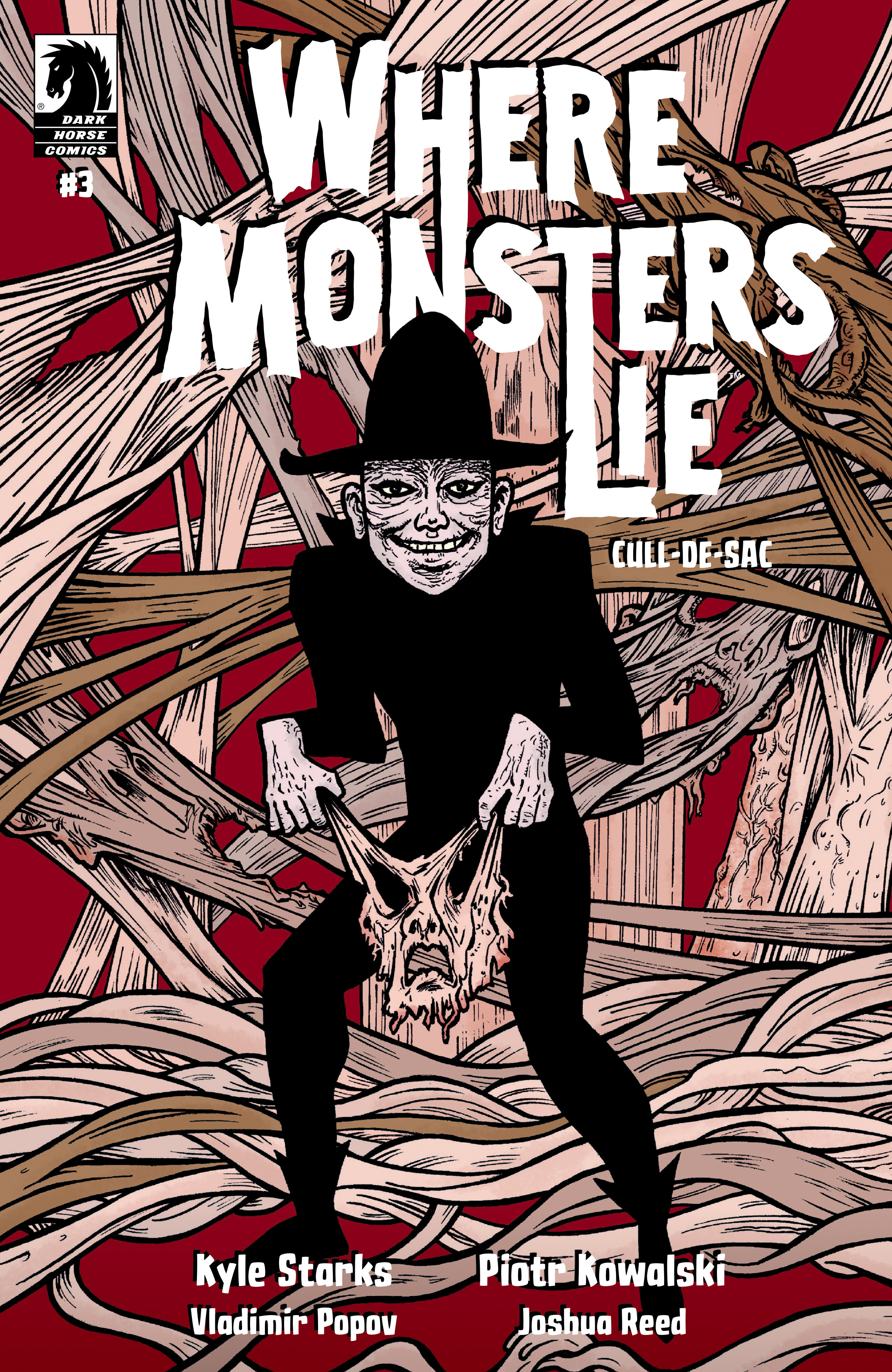 Where Monsters Lie: Cull-De-Sac #3 Cover B (Evan Dorkin)