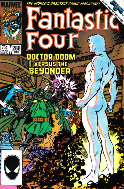 Fantastic Four #288 [Direct]-Very Fine (7.5 – 9)