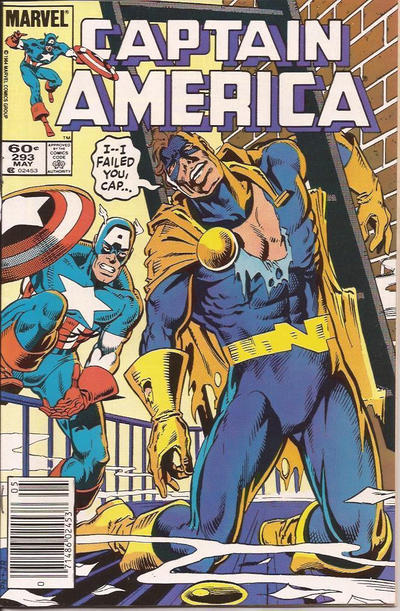 Captain America #293 [Newsstand] - Fn/Vf 7.0