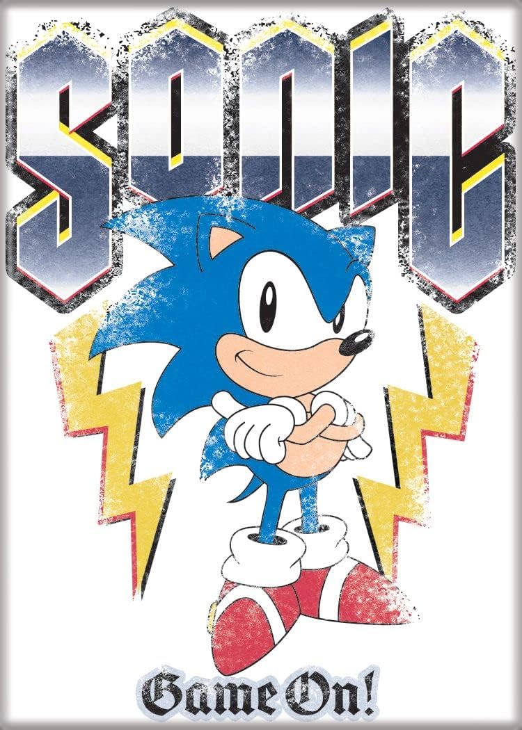 SONIC THE HEDGEHOG MAGNET - GAME ON