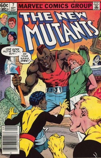 The New Mutants #7 [Newsstand] - Fn-