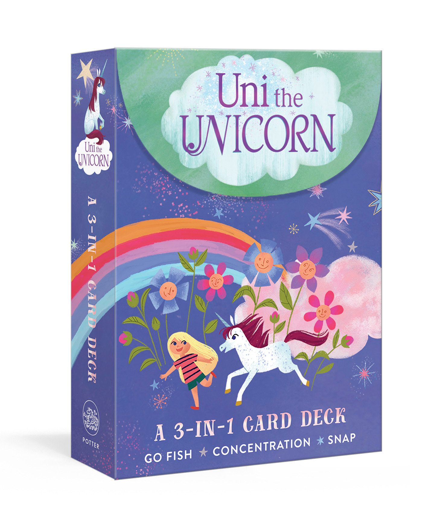 Uni The Unicorn: A 3-In-1 Card Deck