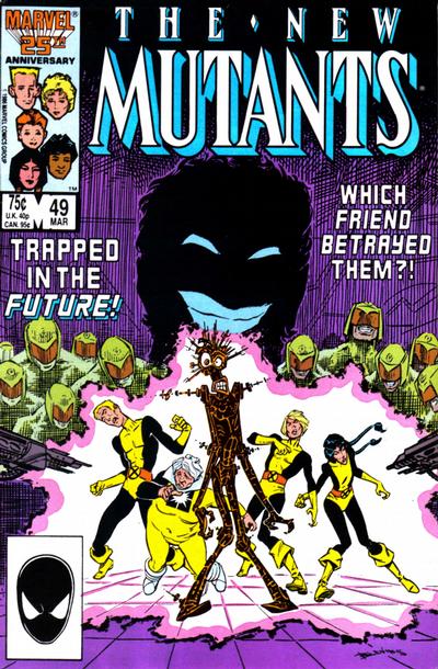 The New Mutants #49-Very Fine (7.5 – 9)