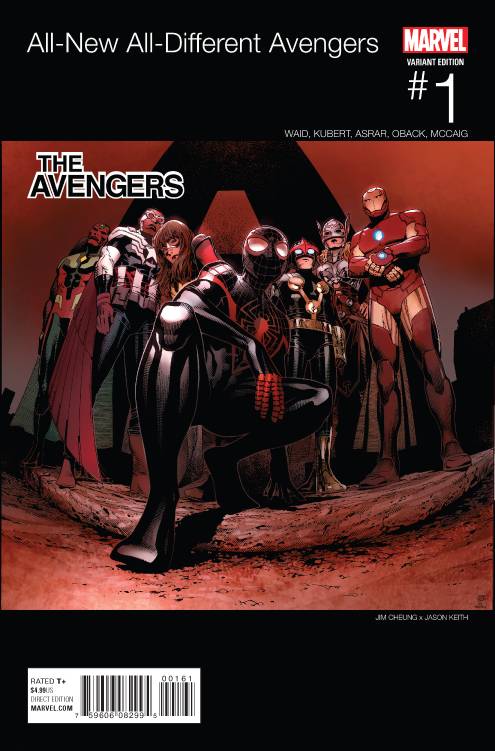 All New All Different Avengers #1 Cheung Hip Hop Variant