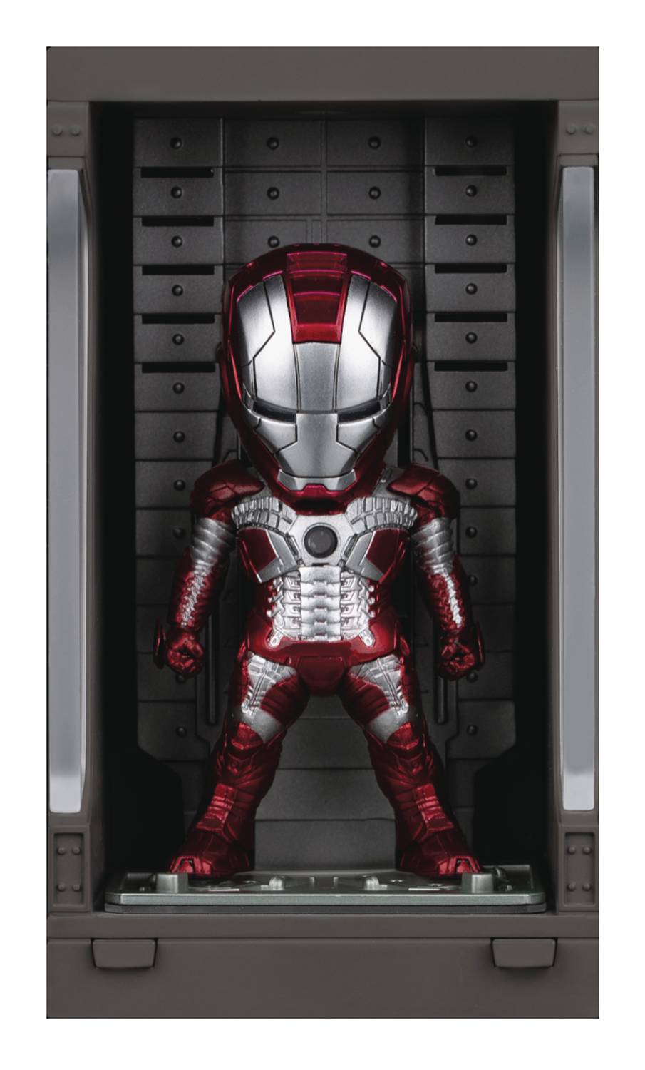 Iron Man 3 Mea-015 Iron Man Mk V W/ Hall of Armor Px Figure