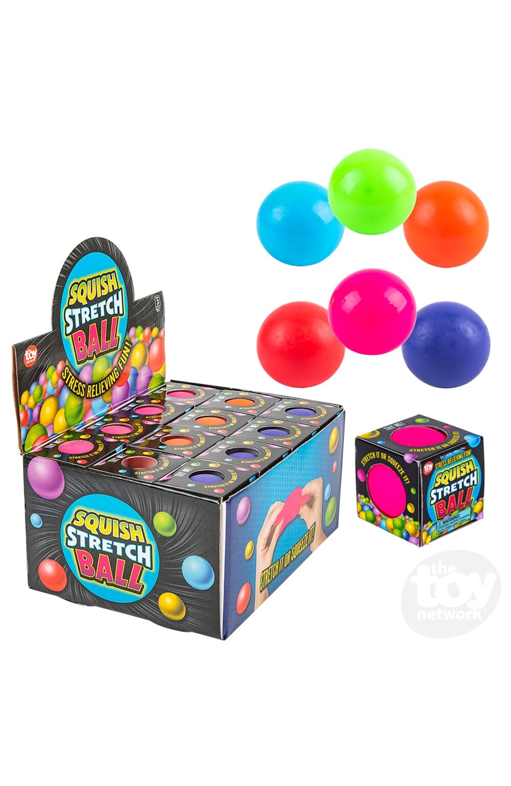 2.5" Squish Stretch Gummi Ball