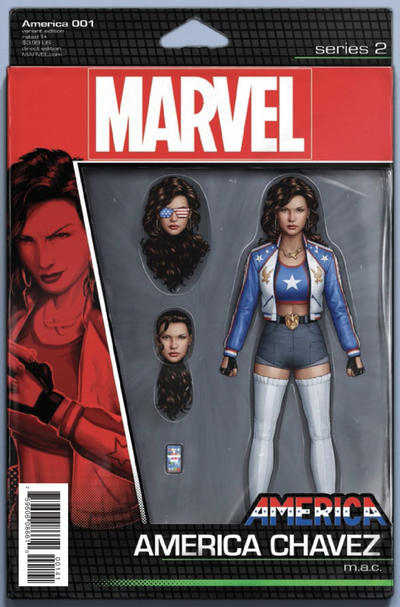 America #1 Chirstopher Action Figure Variant