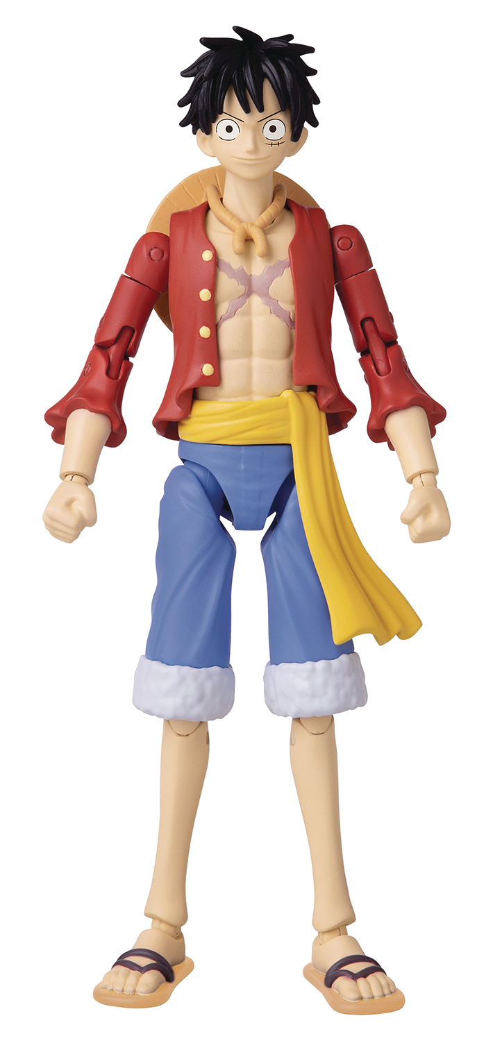 Anime Heroes One Piece Monkey D Luffy 6.5 In Action Figure