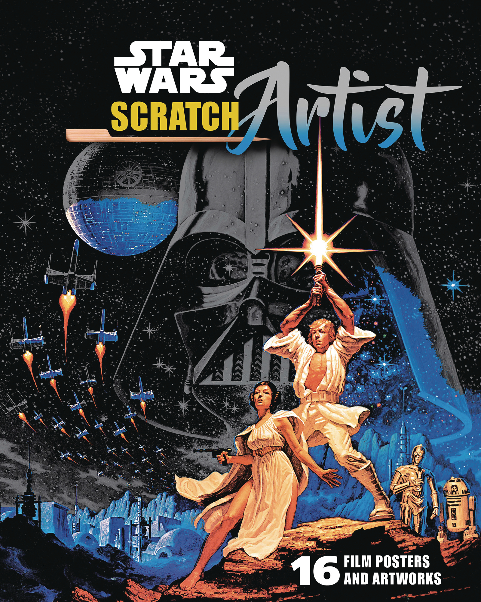 Star Wars Scratch Artist Classic Movie Posters
