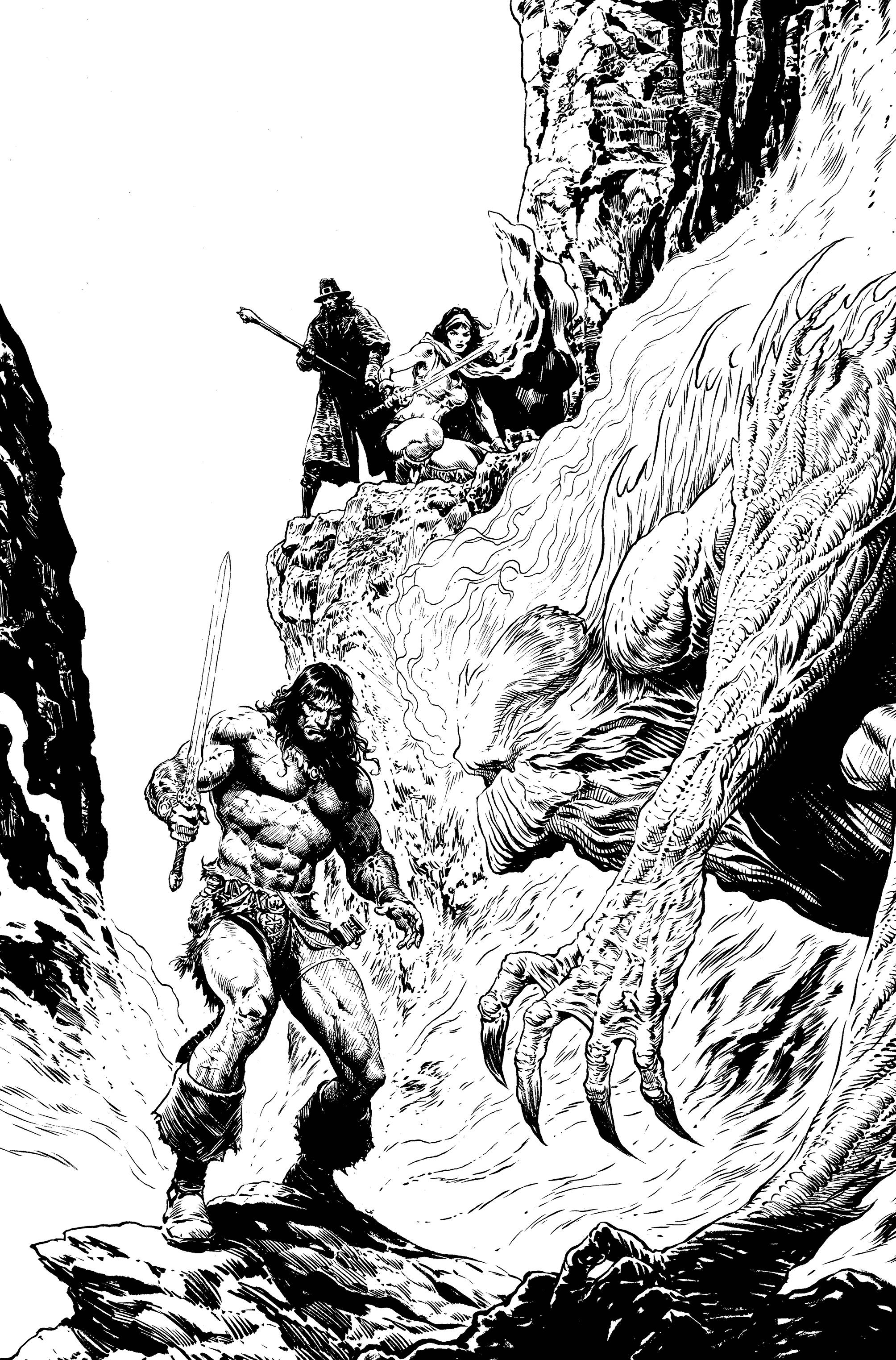 Conan the Barbarian Battle of the Blackstone #3 Cover D Sharp (Of 4)