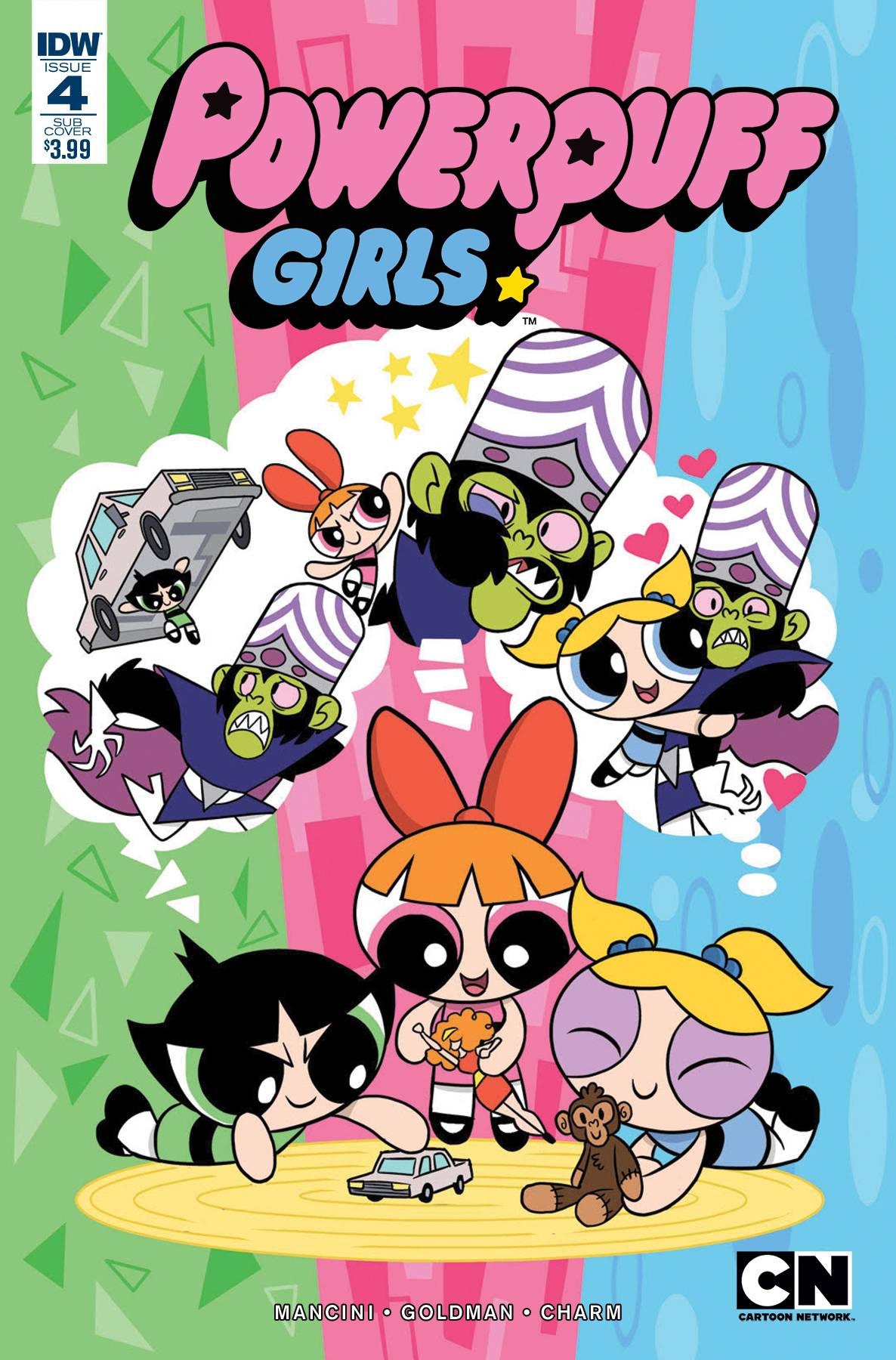 Powerpuff Girls #4 Subscription Variant (2016)