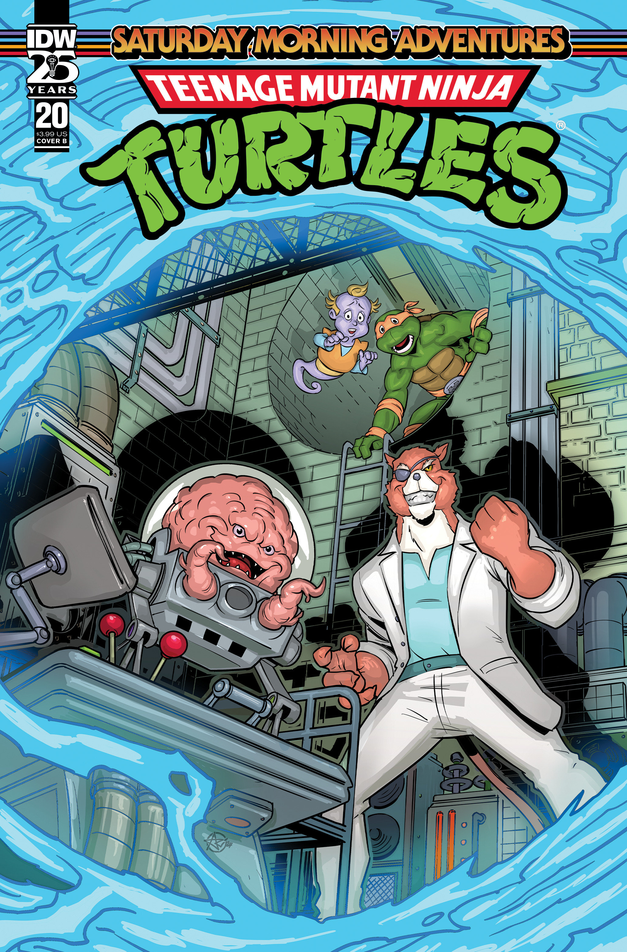 Teenage Mutant Ninja Turtles Saturday Morning Adventures Continued! #20 Cover B Medel