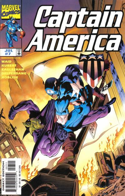 Captain America #7 [Direct Edition]-Very Fine (7.5 – 9)