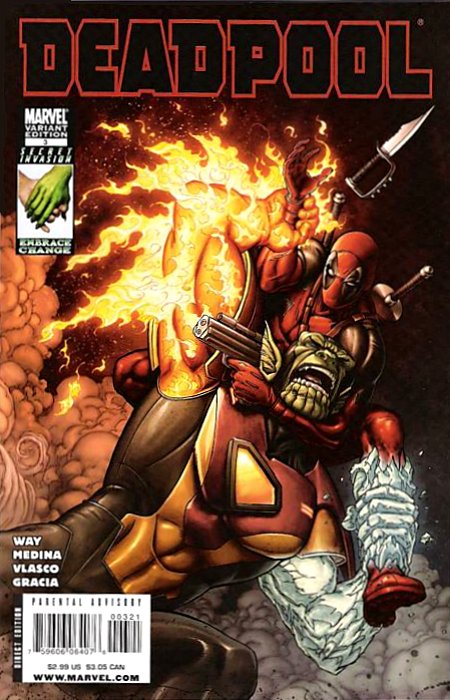 Deadpool #3 (2008) Churchill Variant