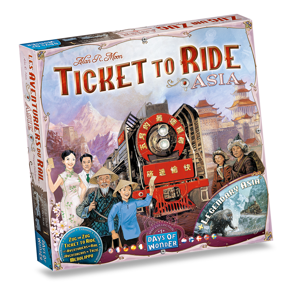 Ticket to Ride Map Collection 1 Asia