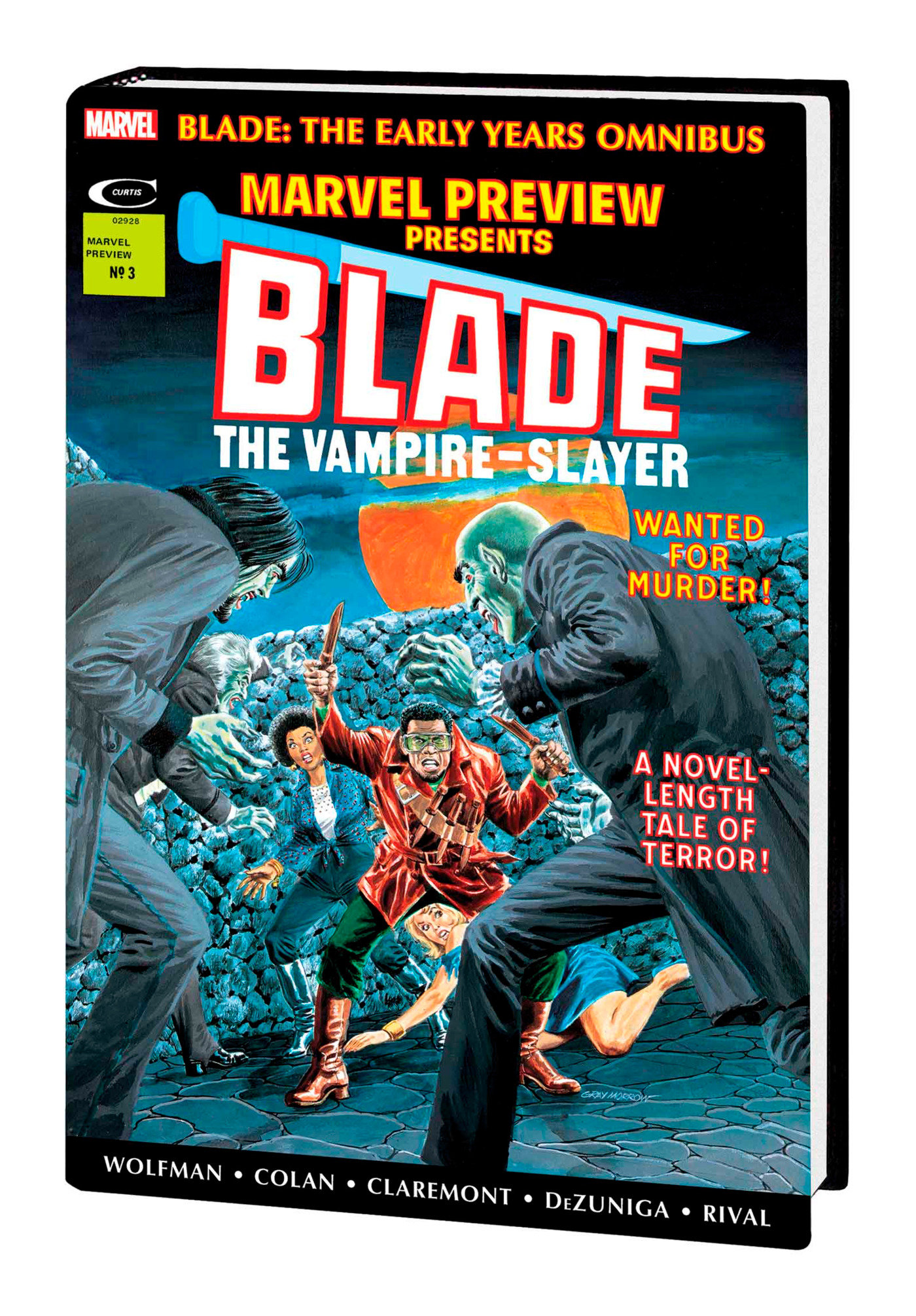 Blade The Early Years Omnibus Hardcover Morrow Cover (Direct Market Edition)