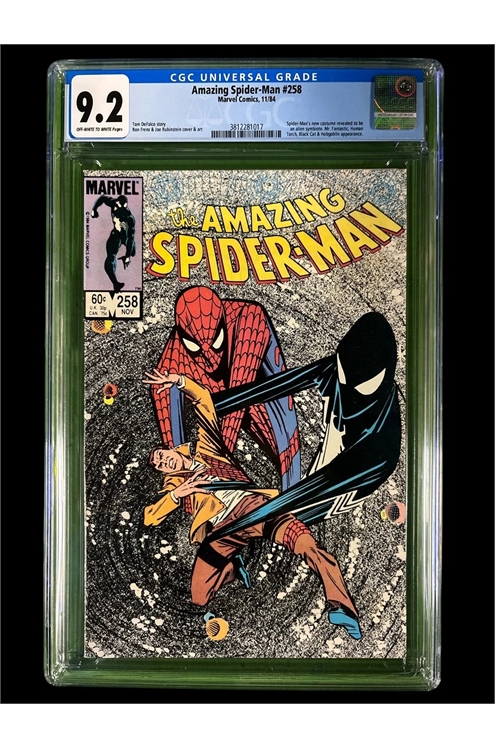 Cgc Graded 9.2 Amazing Spider-Man #258 Marvel Comics 1984