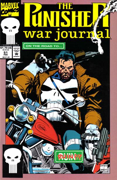 The Punisher War Journal #51 - Vf- 7.5