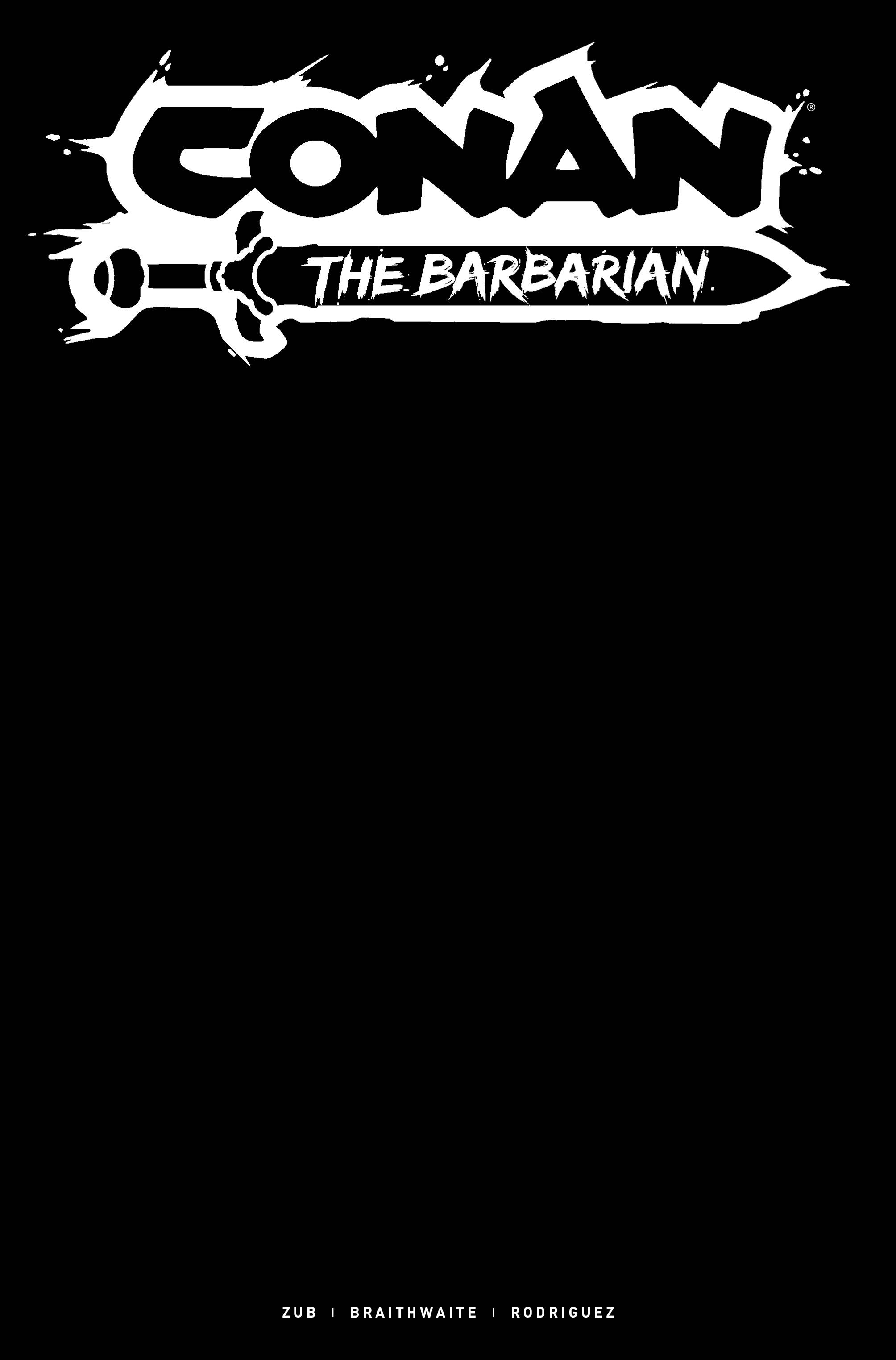 Conan the Barbarian (2023) #5 Cover F Blank Sketch (Mature)