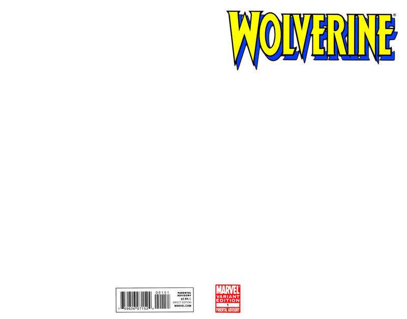 Wolverine #1 (Blank Cover Variant) (2010)