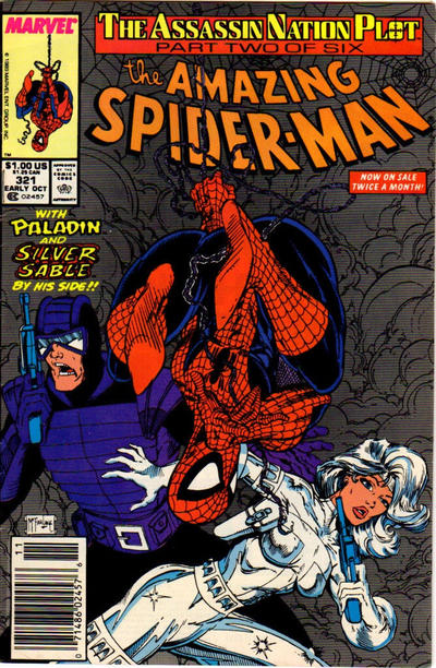 The Amazing Spider-Man #321 [Newsstand]-Fine (5.5 – 7)