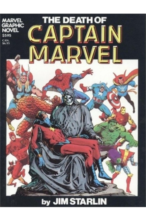 Marvel Graphic Novel (1982-1989) #1 - Death of Captain Marvel - 7Th Print [Stock Image]