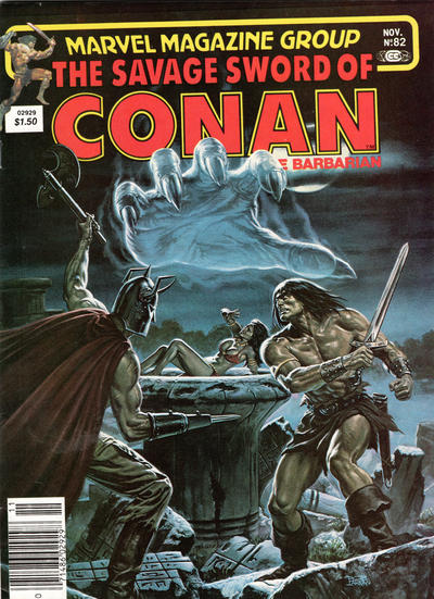 The Savage Sword of Conan #82 [Newsstand] - Fn-