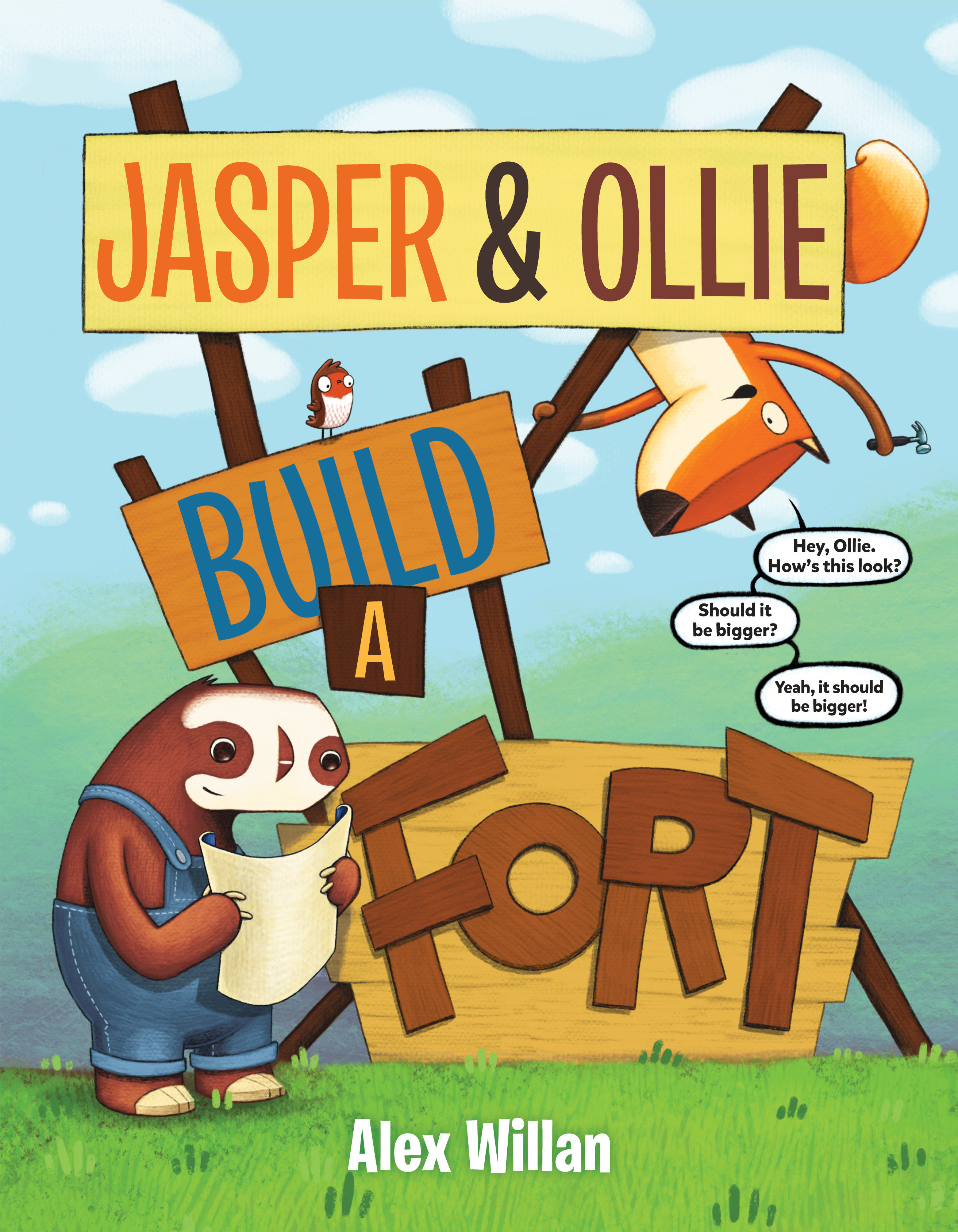 Jasper & Ollie Build A Fort (Hardcover Book)