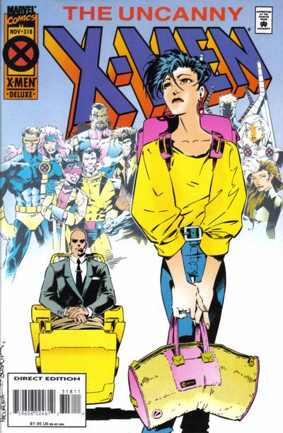 The Uncanny X-Men #318 [Direct Deluxe Edition]-Near Mint (9.2 - 9.8) [1St Team App. of Generation X]