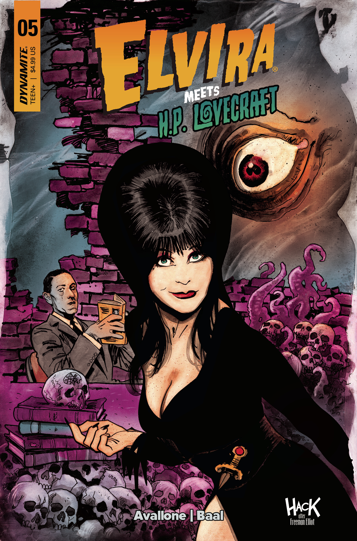 Elvira Meets HP Lovecraft #5 Cover C Hack