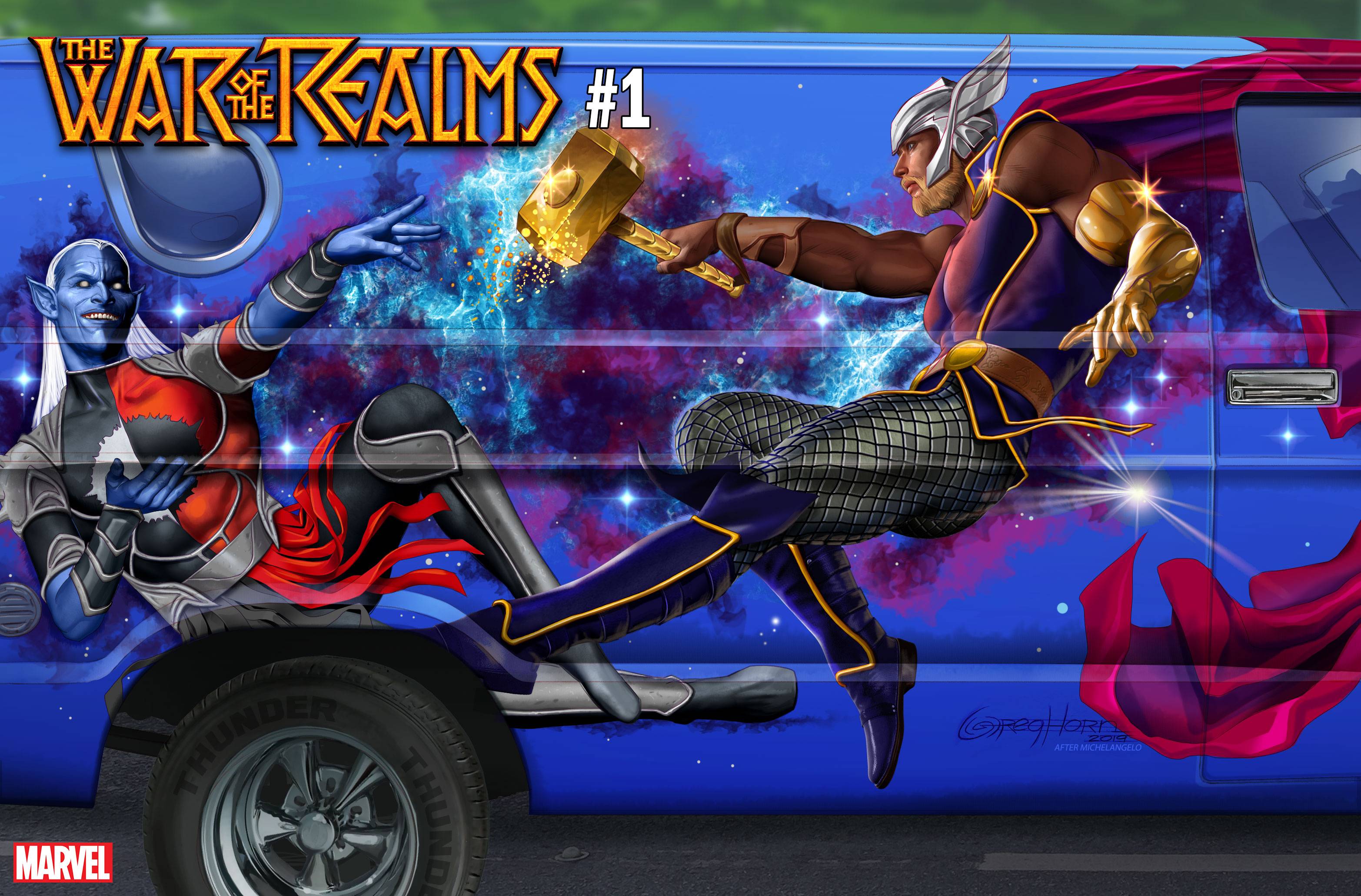 War of Realms #1 Horn Van Variant