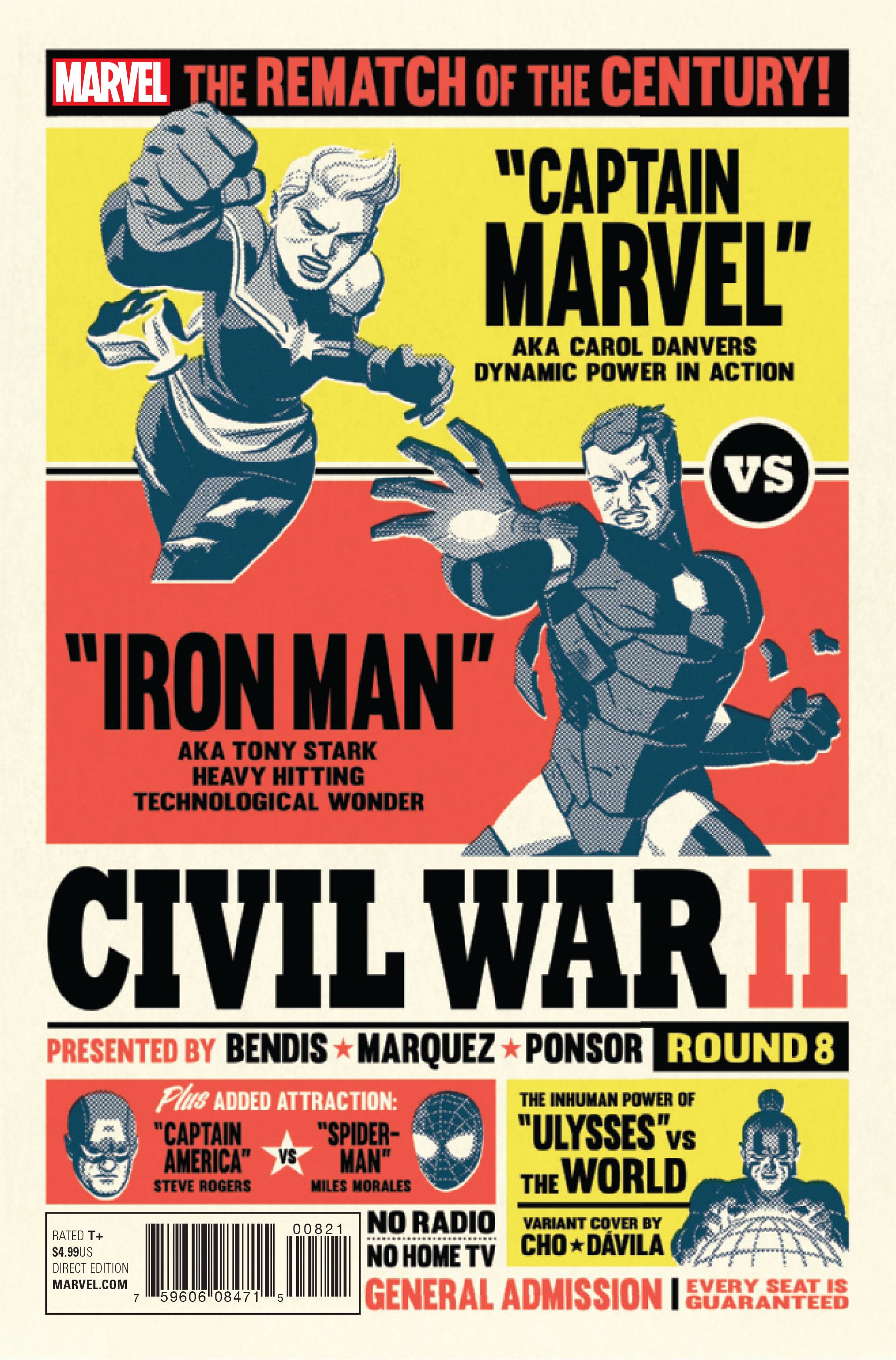 Civil War II #8 A Variant