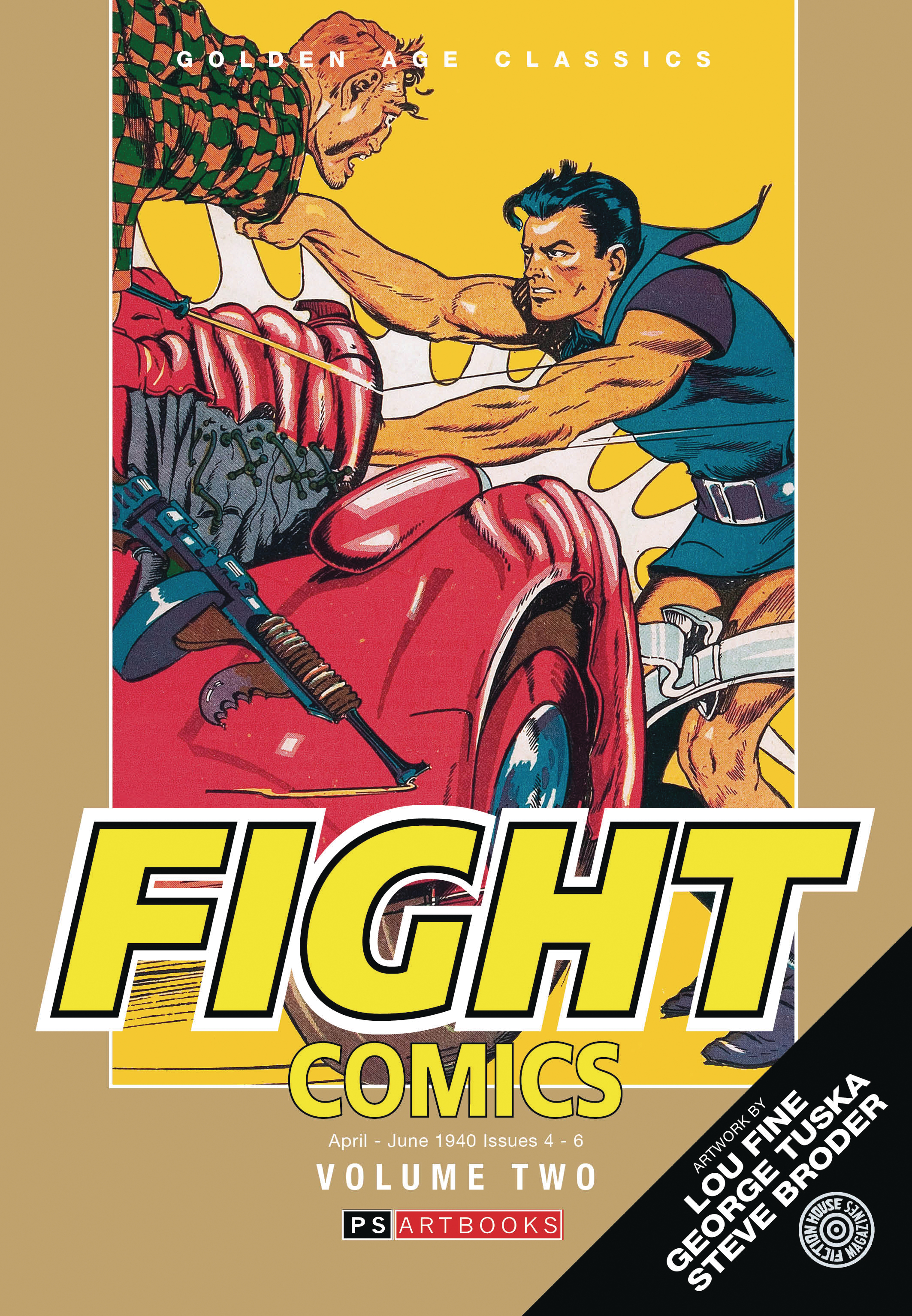 Golden Age Classics Fight Comics Hardcover Volume 2