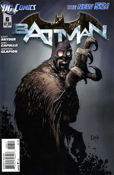 Batman #6(2011)-Very Fine (7.5 – 9) 1st Full Court of Owls