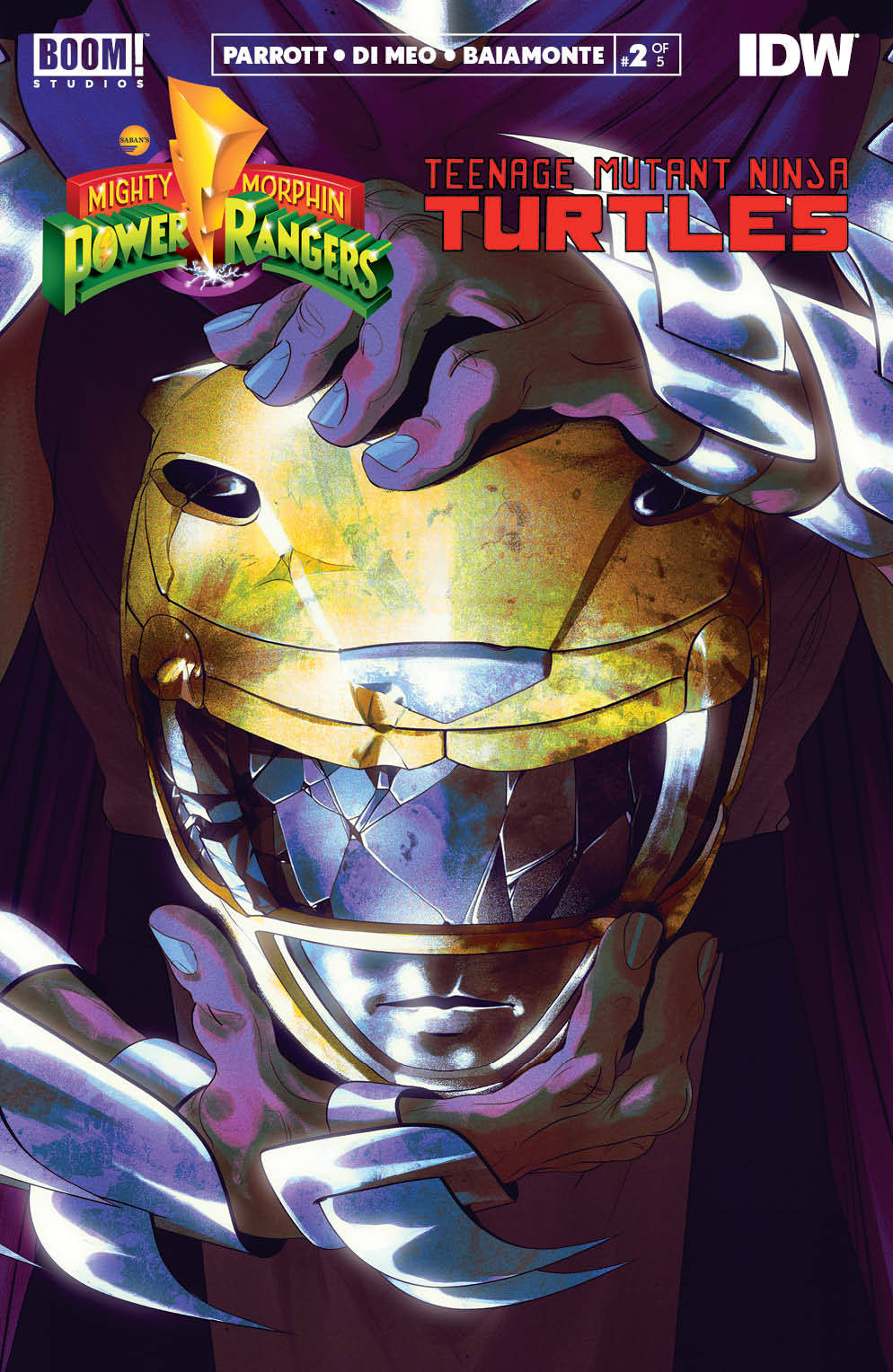 Power Rangers Teenage Mutant Ninja Turtles #2 2nd Printing