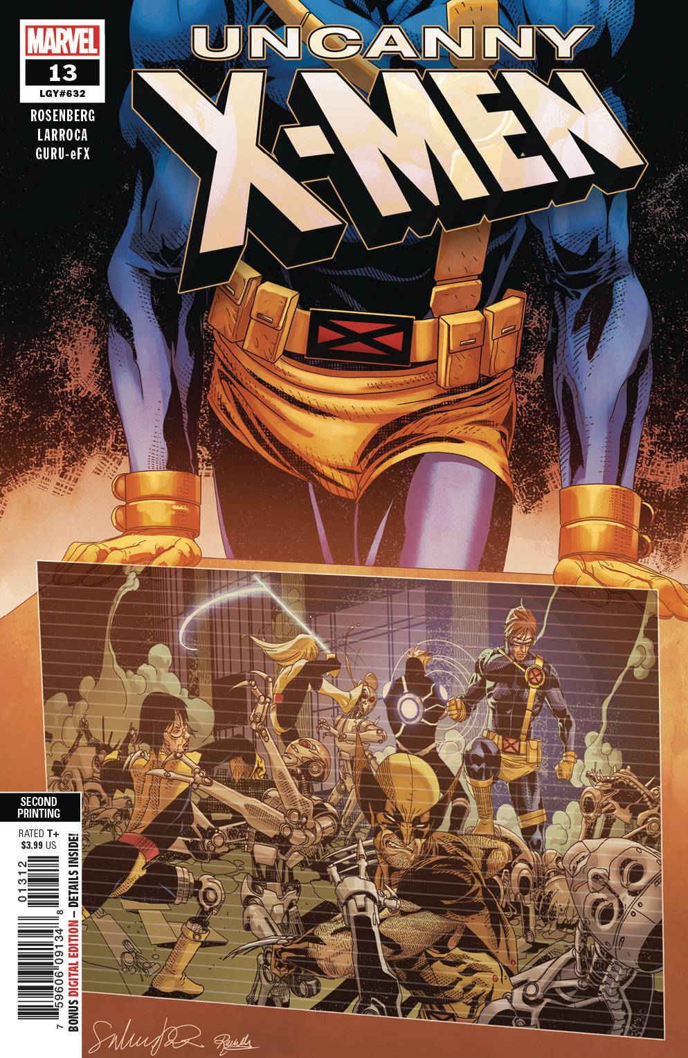 Uncanny X-Men #13 2nd Printing Lorroca Variant (2018)