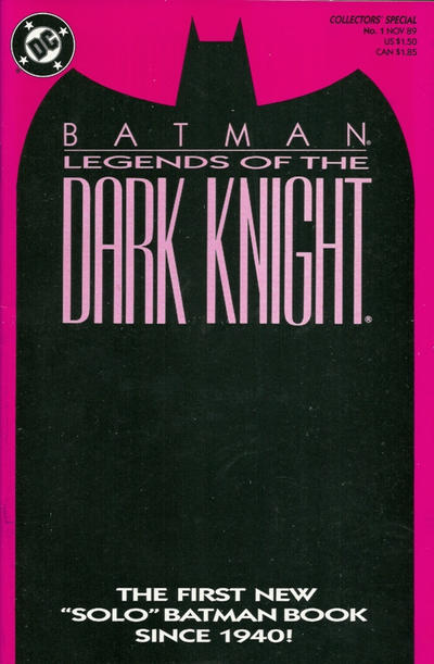 Legends of The Dark Knight #1 [Pink Cover]-Near Mint (9.2 - 9.8)