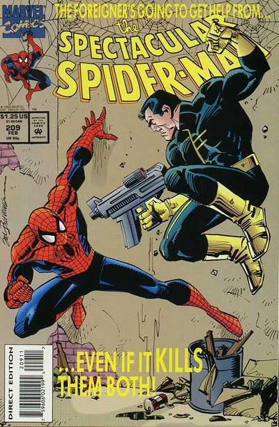 The Spectacular Spider-Man #209 [Direct Edition]-Very Fine