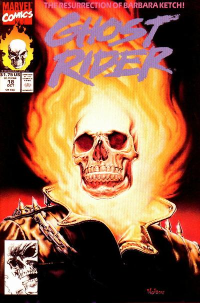 Ghost Rider #18 (1990) [Direct]-Fine (5.5 – 7)