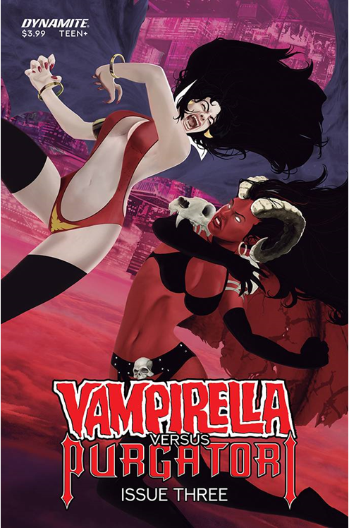 Vampirella Vs Purgatori #3 Premium Maine Last Call Cover