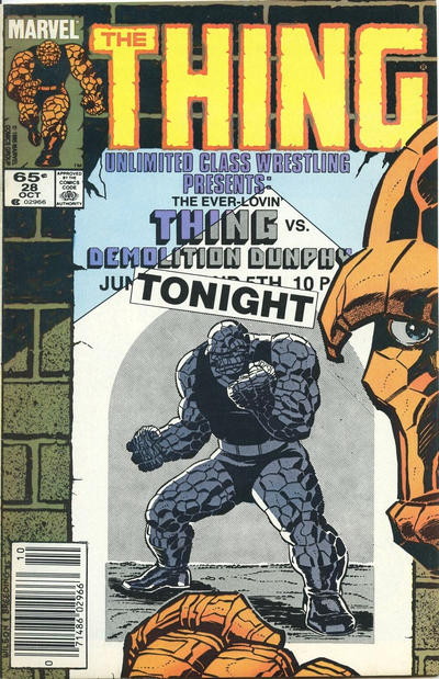 The Thing #28 [Newsstand]-Near Mint (9.2 - 9.8)