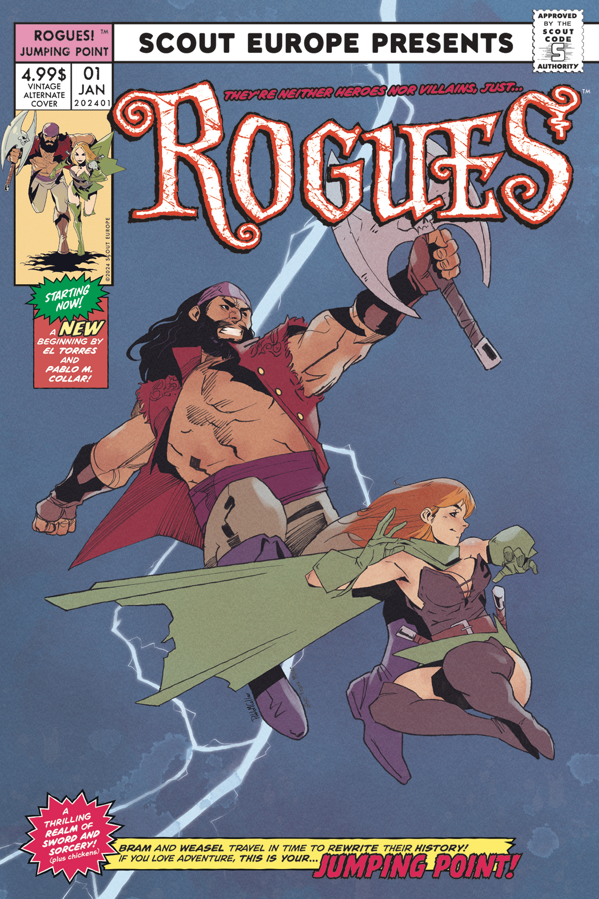 Rogues #1 (Of 24) Cover B Pablo M Collar Variant