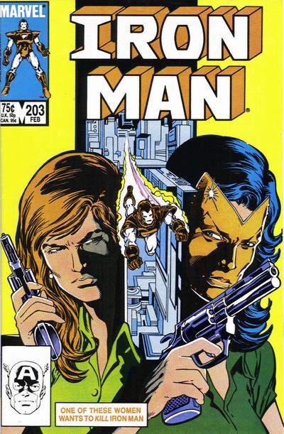 Iron Man #203 [Direct]-Near Mint (9.2 - 9.8)