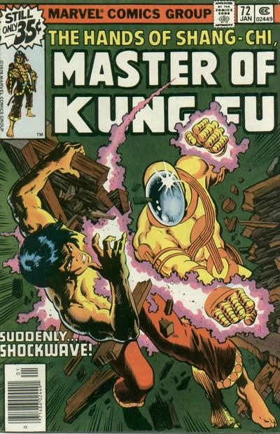 Master of Kung Fu #72 [Regular]-Fine, Tiny Stain