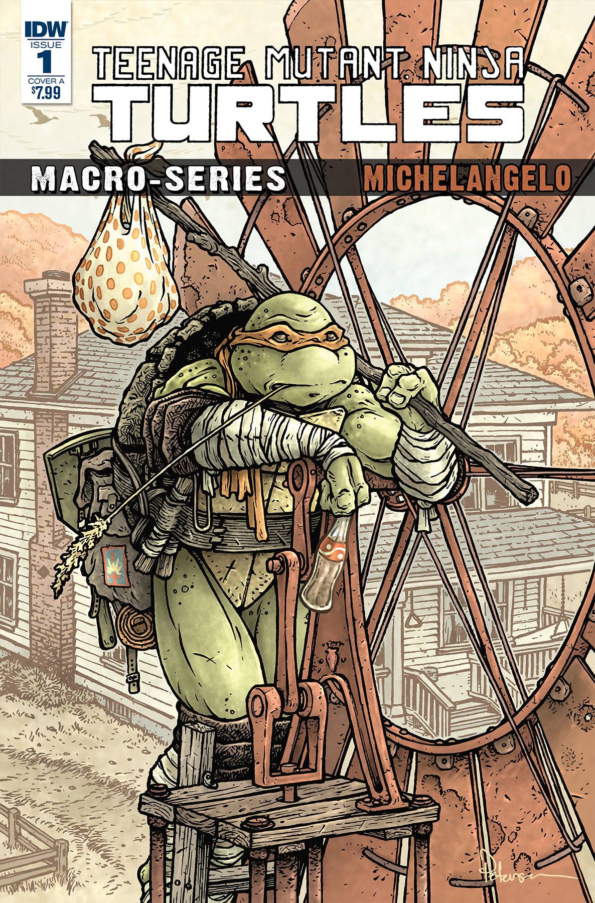 Teenage Mutant Ninja Turtles Macroseries #2 Michelangelo Cover A Petersen