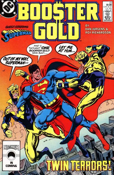 Booster Gold #23 [Direct]-Near Mint (9.2 - 9.8)