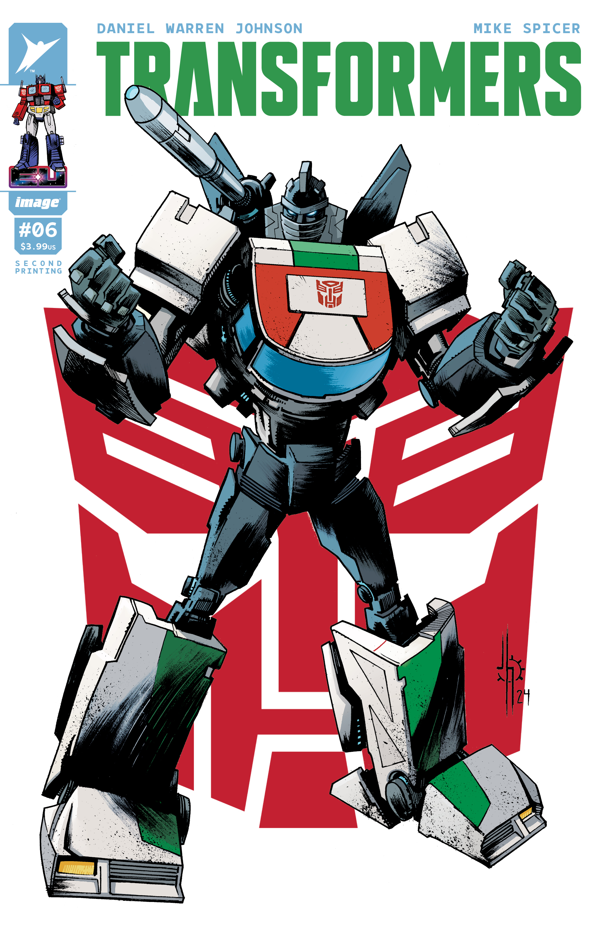 Transformers #6 Second Printing Cover B Jason Howard Variant