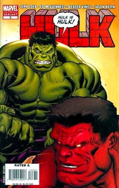 Hulk #3 [2nd Printing Variant] - Vf/Nm 9.0