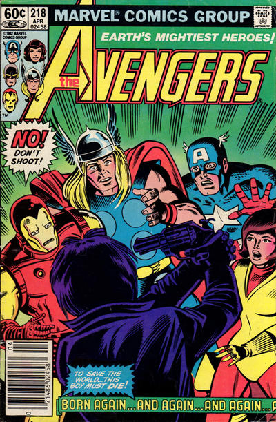 The Avengers #218 [Newsstand]- Fine