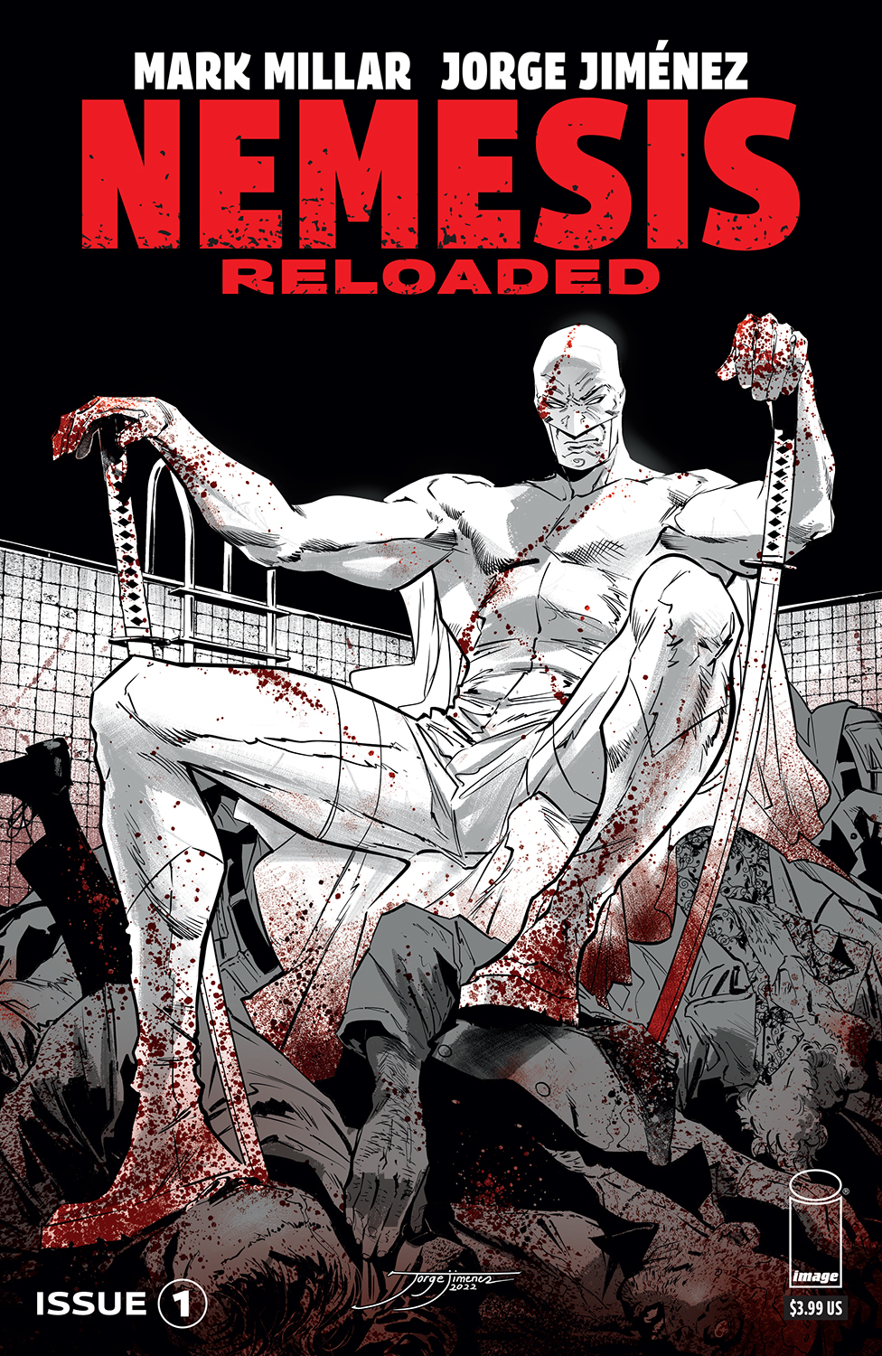 Nemesis Reloaded #1 Cover B Jimenez Black & White (Mature) (Of 5)